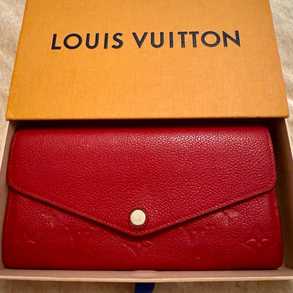 Louis Vuitton Cherry Red Wallet